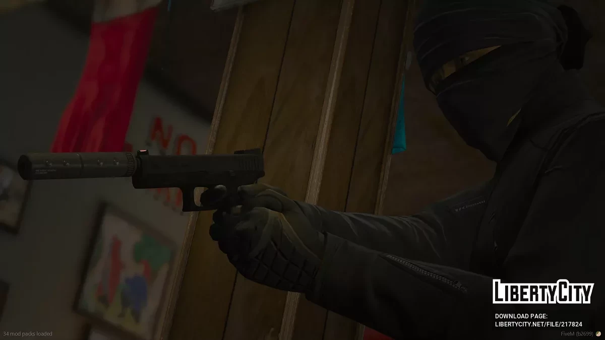 Glock 17 Gen 5 MOS3 / GTA 5