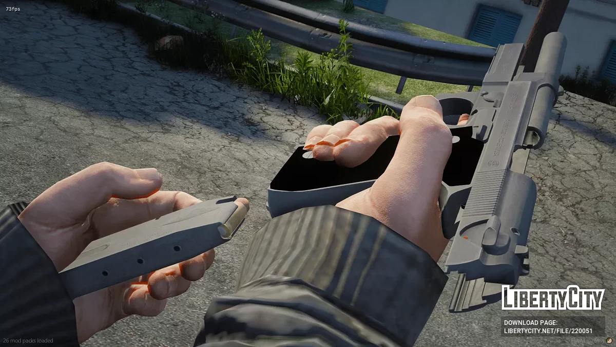 Beretta M9A1 [Animated] / GTA 5