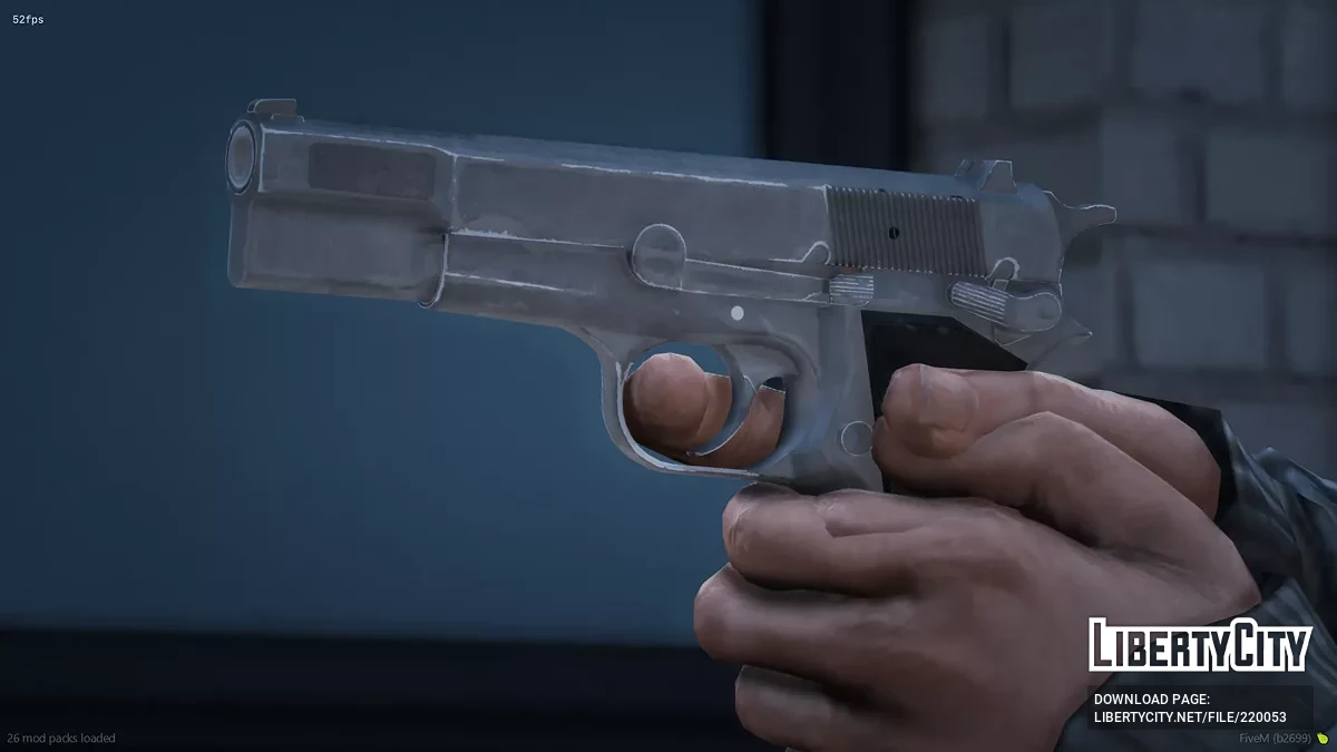 Browning Hi-Power Mark III [Animated] / GTA 5