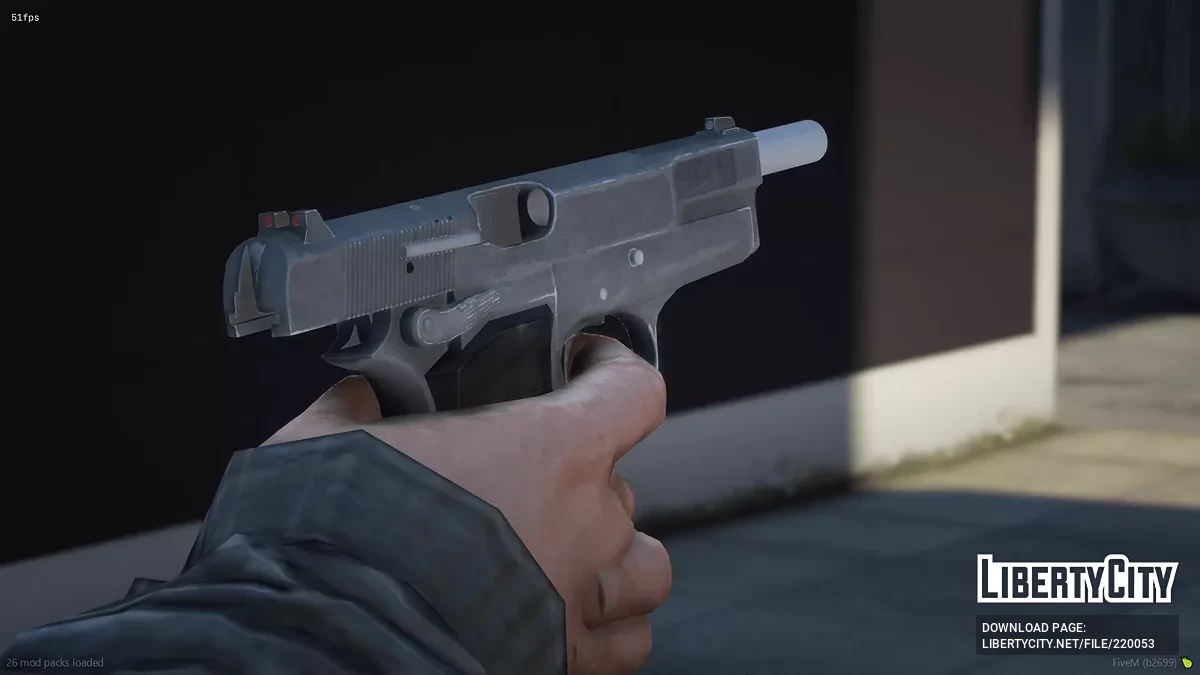 Browning Hi-Power Mark III [Animated] / GTA 5