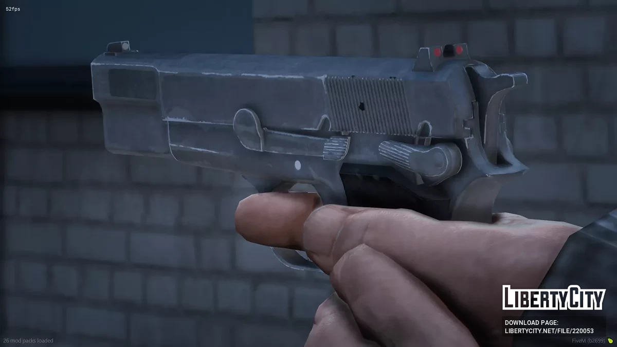 Browning Hi-Power Mark III [Animated] / GTA 5