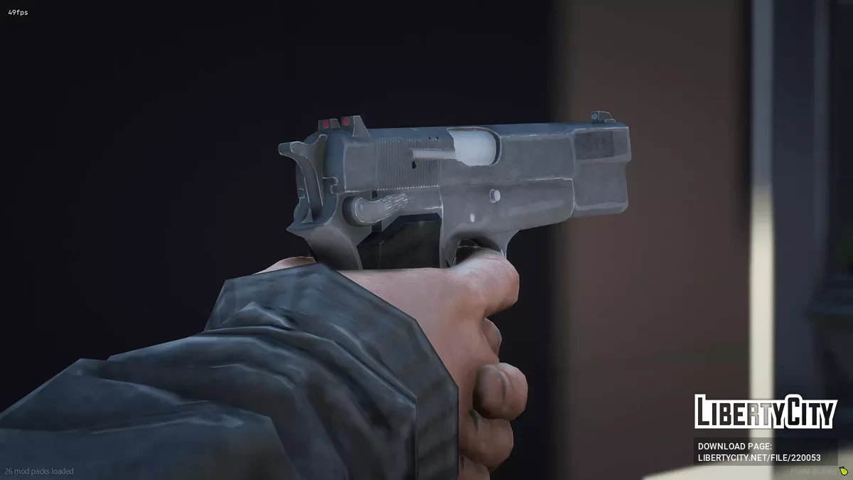 Browning Hi-Power Mark III [Animated] / GTA 5