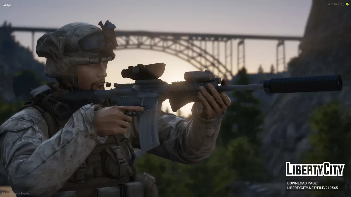 Colt M4A1 [Animated, 4 Versions] / جي تي أي 5