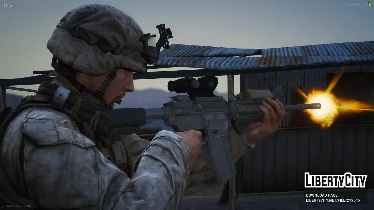 Colt M4A1 [Animated, 4 Versions] / جي تي أي 5