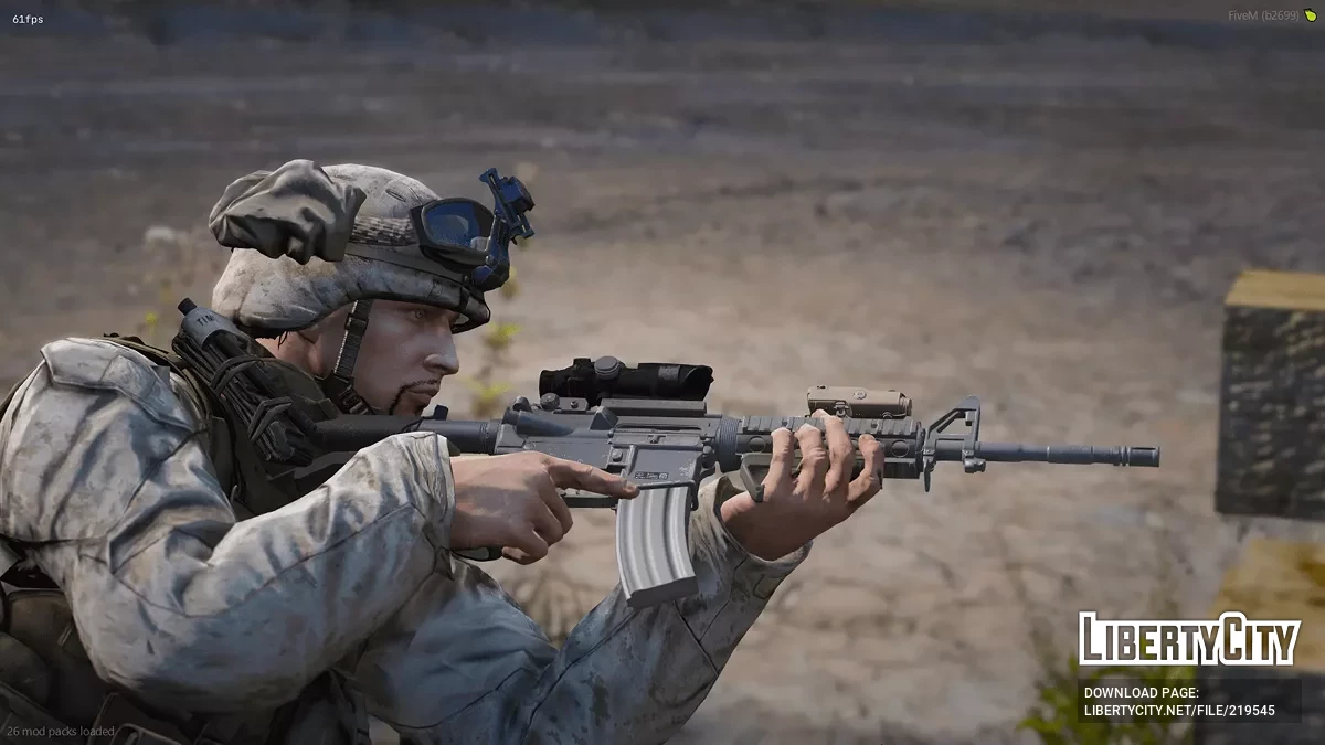 Colt M4A1 [Animated, 4 Versions] / جي تي أي 5