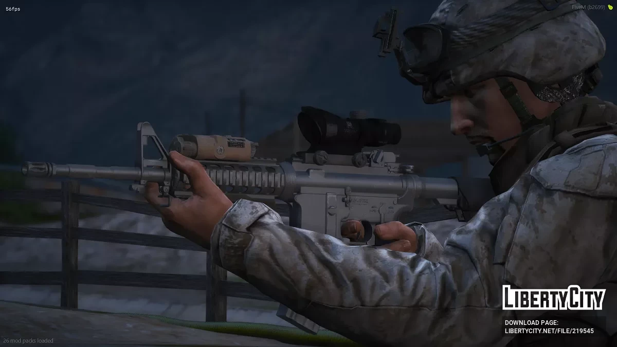 Colt M4A1 [Animated, 4 Versions] / جي تي أي 5