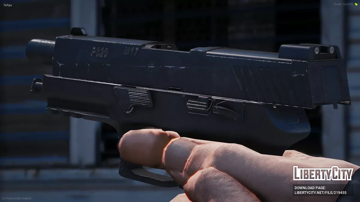 SIG-Sauer P320-M17 [Animated] / GTA 5