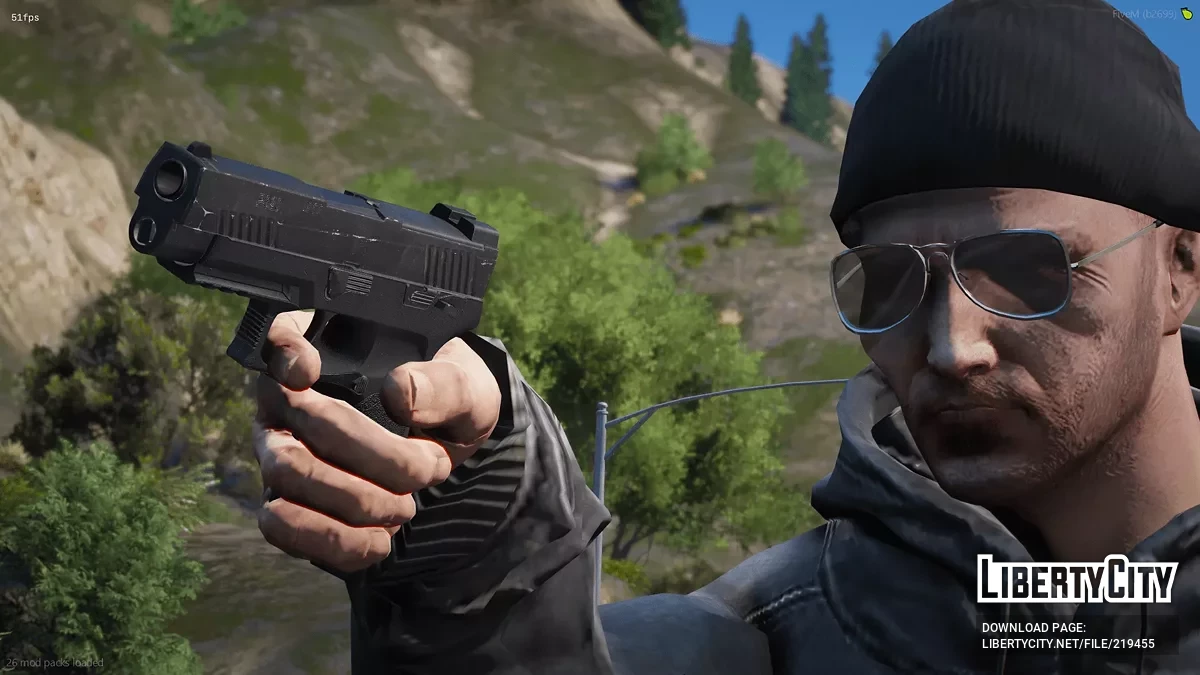 SIG-Sauer P320-M17 [Animated] / GTA 5