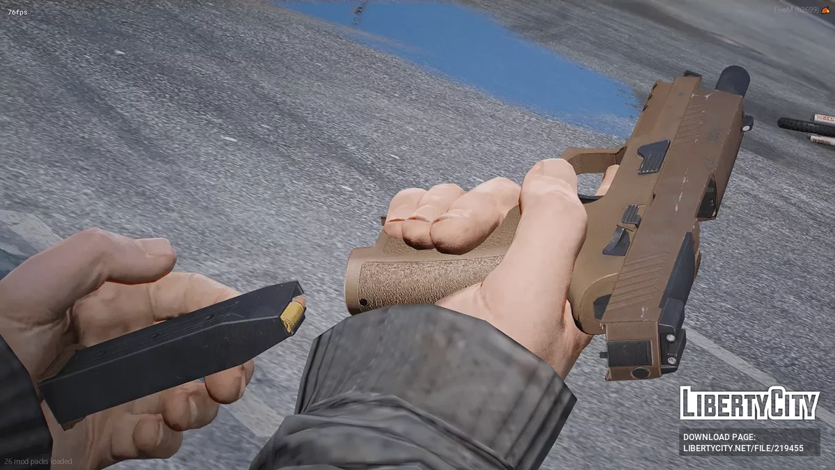 SIG-Sauer P320-M17 [Animated] / GTA 5