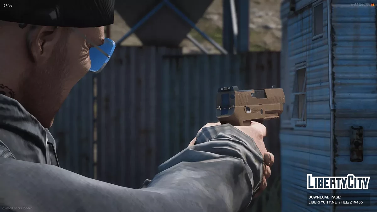 SIG-Sauer P320-M17 [Animated] / GTA 5