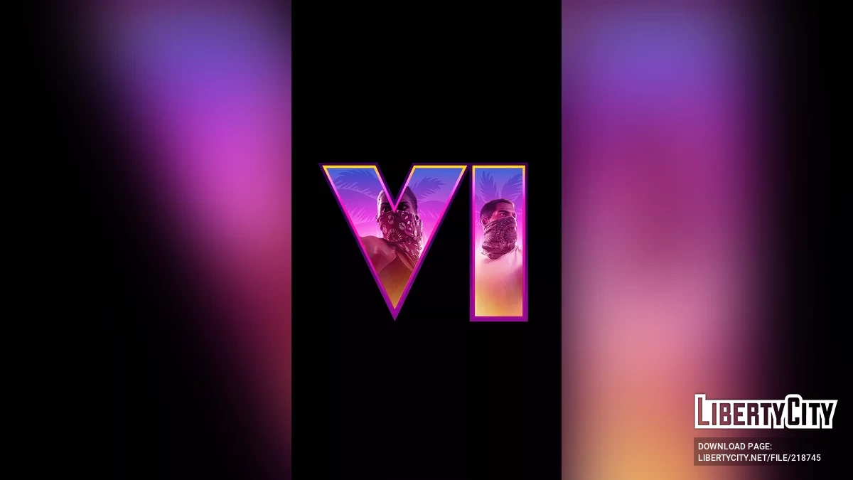 Fan-made GTA 6 logo / GTA 6
