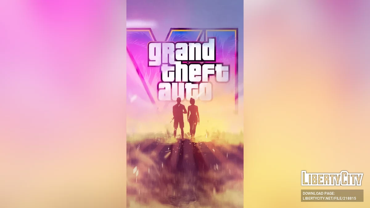 Jason and Lucia Sunset Wallpaper / GTA 6