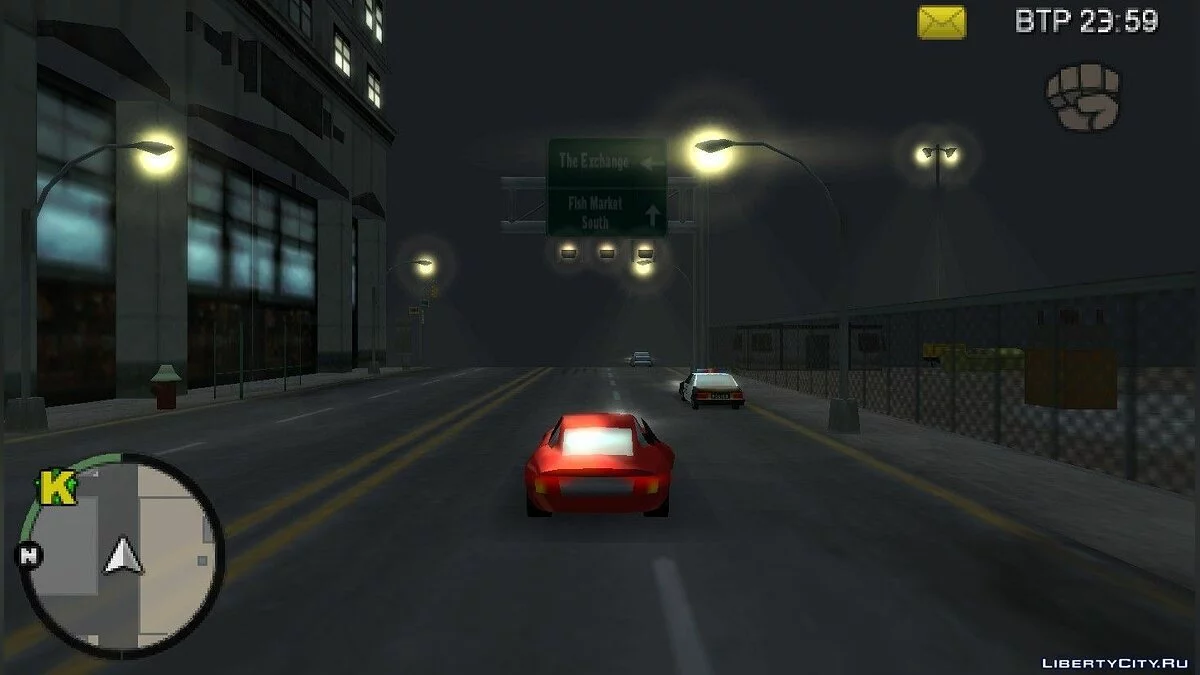 Vue à la troisième personne dans la version PSP de GTA:CTW / GTA Chinatown Wars