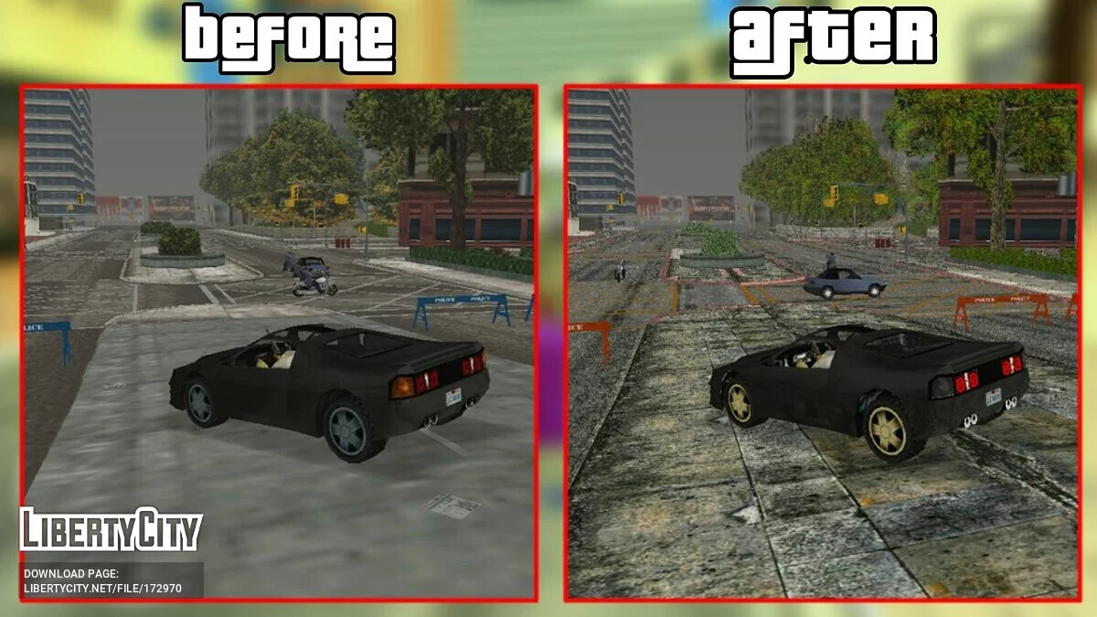 Updated Textures / GTA Liberty City Stories