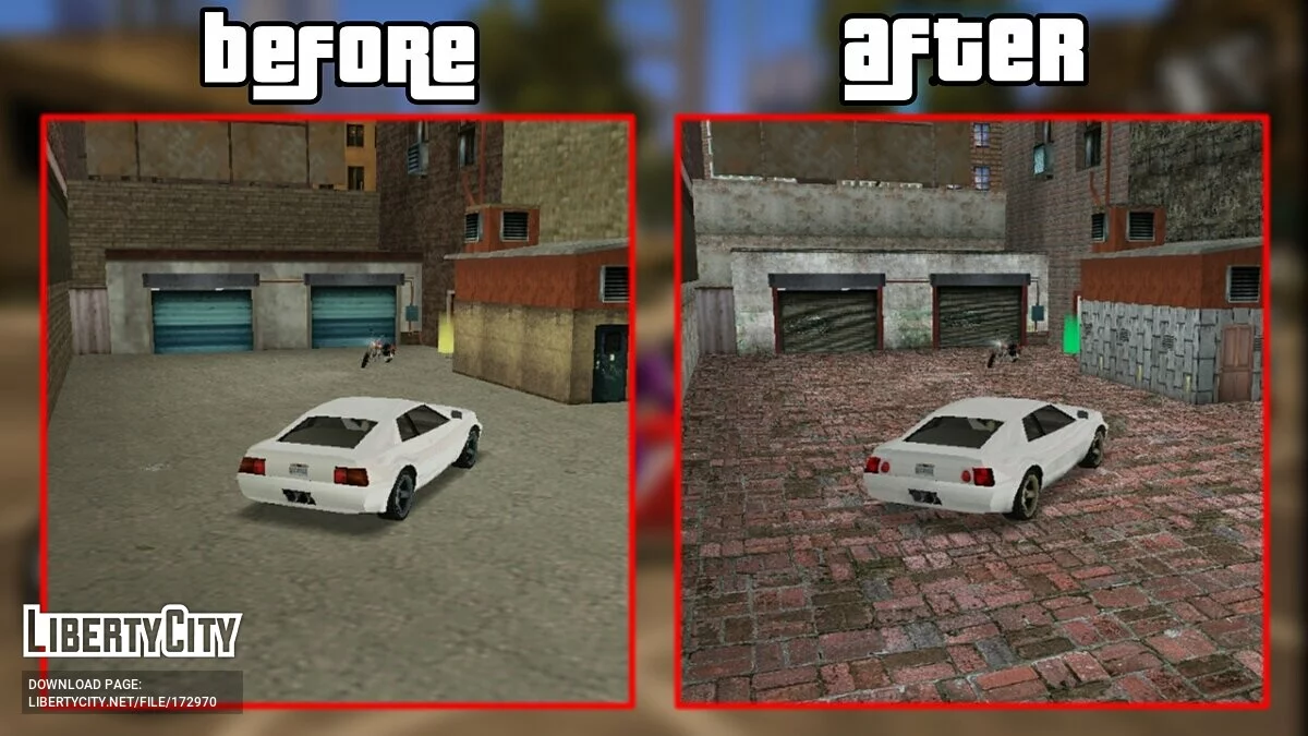 Updated Textures / GTA Liberty City Stories