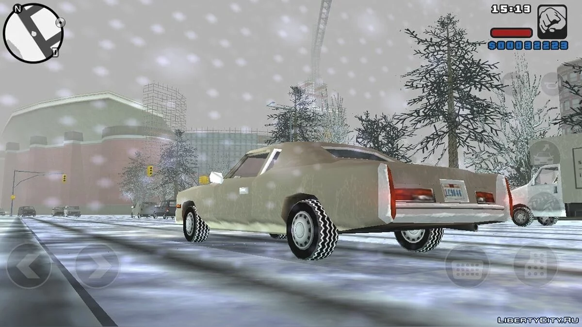 Winter Mod for GTA LCS Mobile / GTA Liberty City Stories (iOS, Android)
