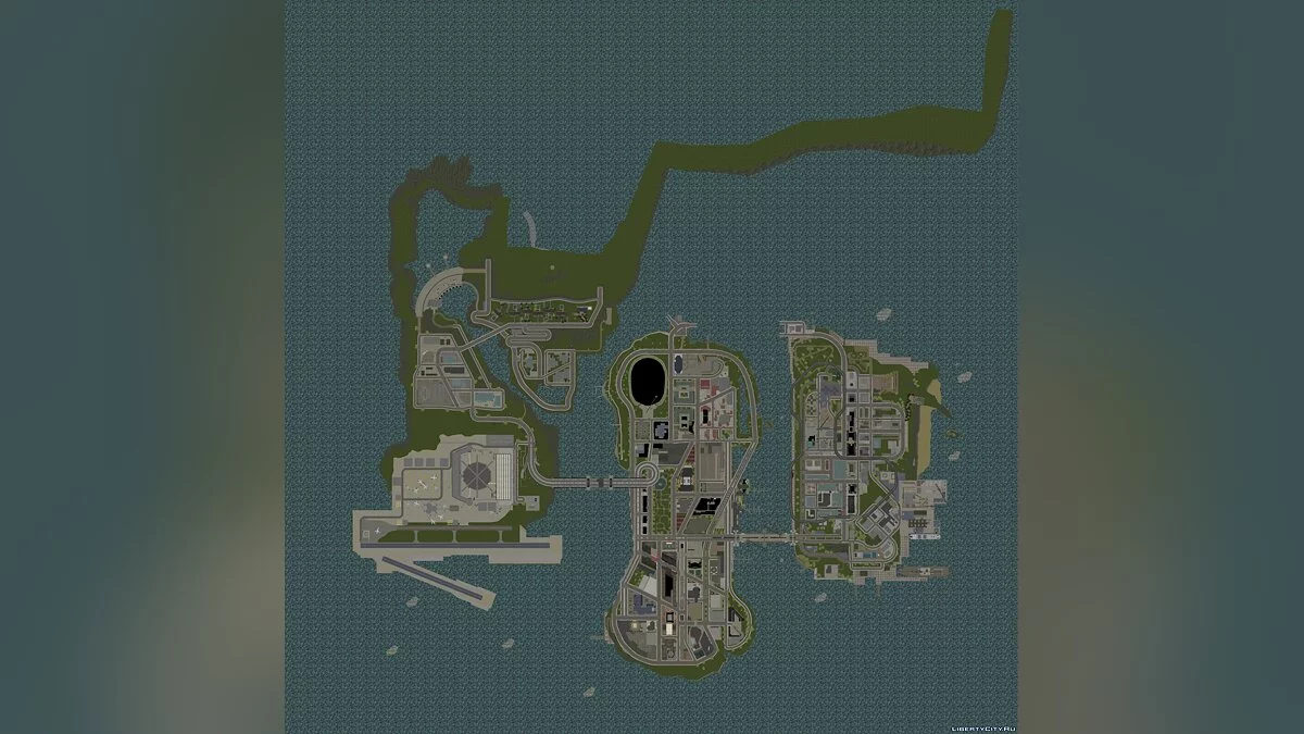 Radar wie vom Satelliten / GTA Liberty City Stories (iOS, Android)