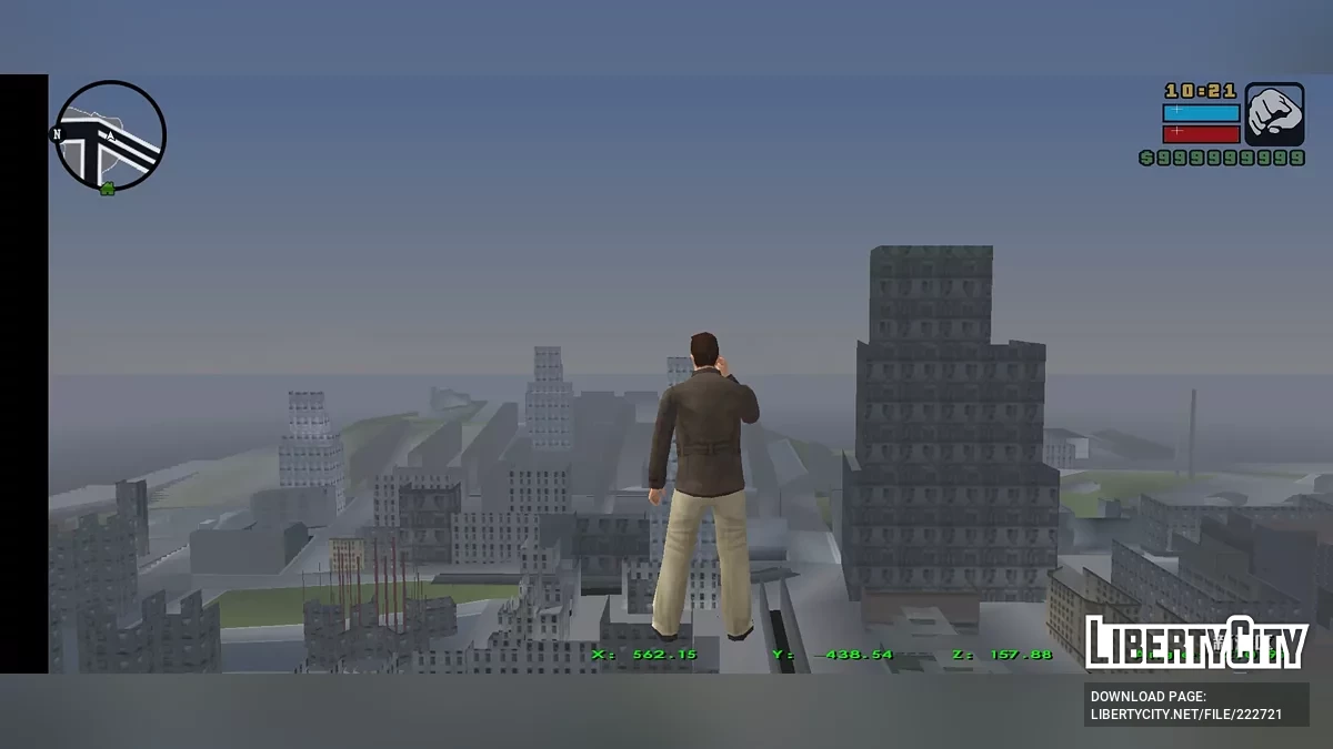 NoClip (Ability to Fly Through Objects) / GTA Liberty City Stories (iOS, Android)