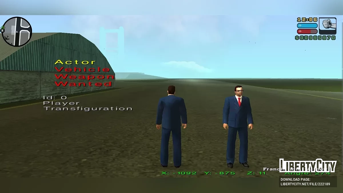Nox2.0 Function Menu (ported from Vice City) / GTA Liberty City Stories (iOS, Android)