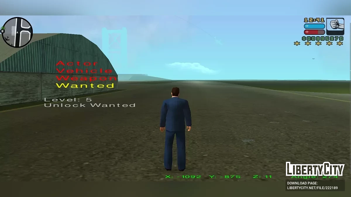 Nox2.0 Function Menu (ported from Vice City) / GTA Liberty City Stories (iOS, Android)