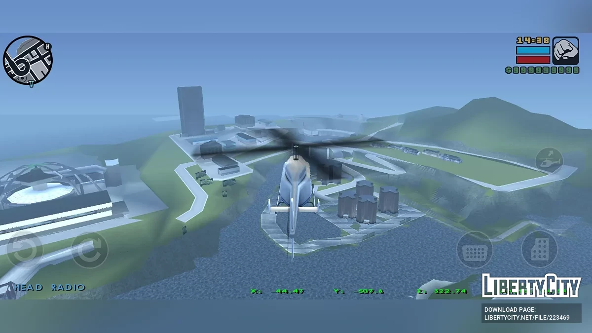 Unlimited Flying / GTA Liberty City Stories (iOS, Android)