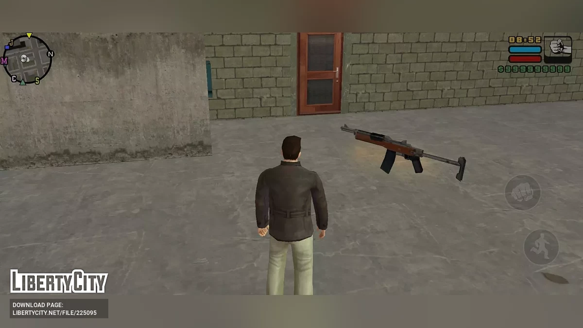 Unused weapons in GTA LCS (mobile) / GTA Liberty City Stories (iOS, Android)