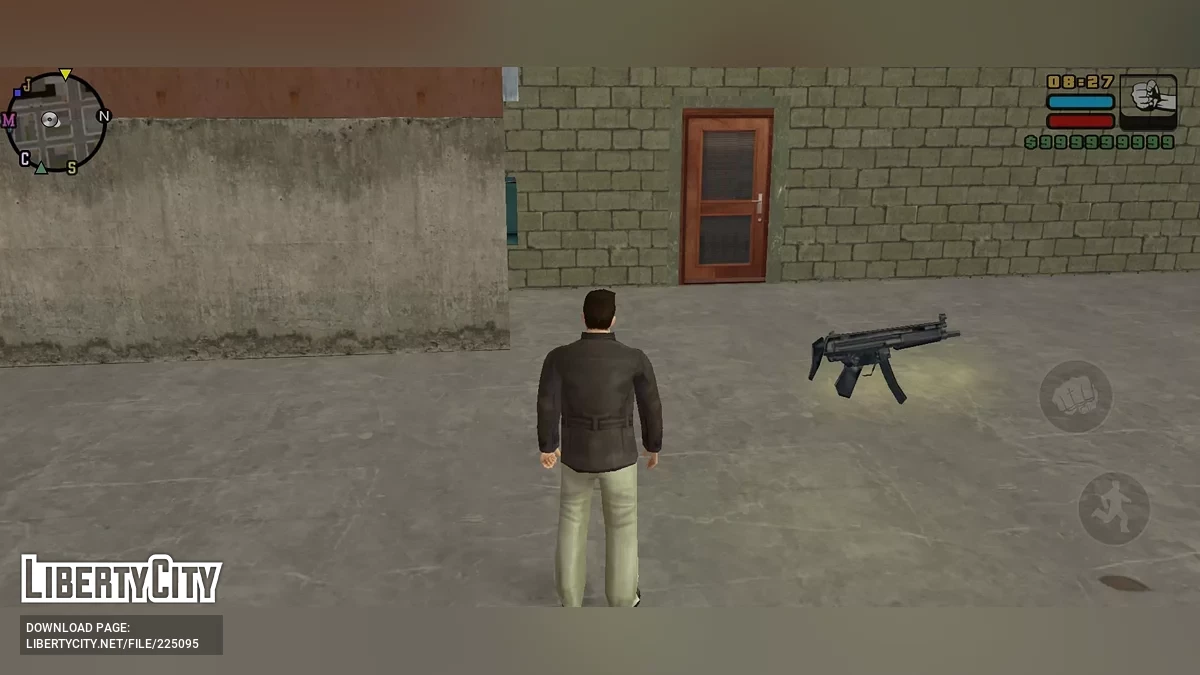 Unused weapons in GTA LCS (mobile) / GTA Liberty City Stories (iOS, Android)