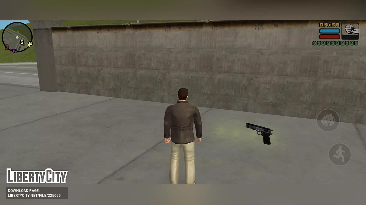 Unused weapons in GTA LCS (mobile) / GTA Liberty City Stories (iOS, Android)