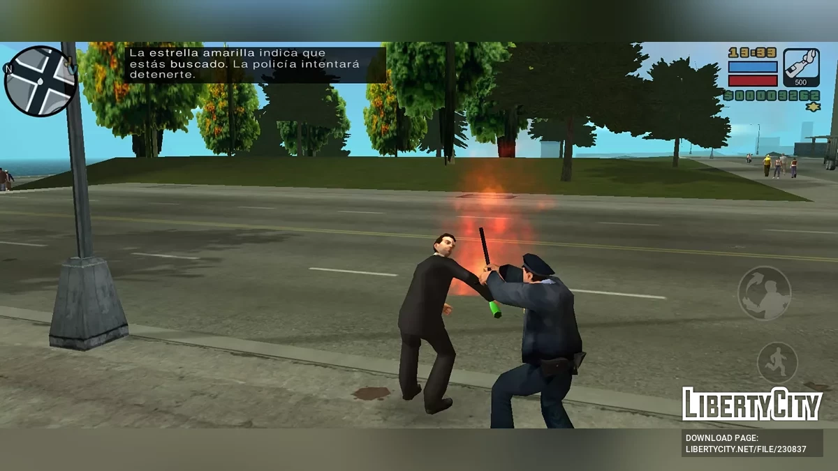 PS2 Particles and HUD / GTA Liberty City Stories (iOS, Android)