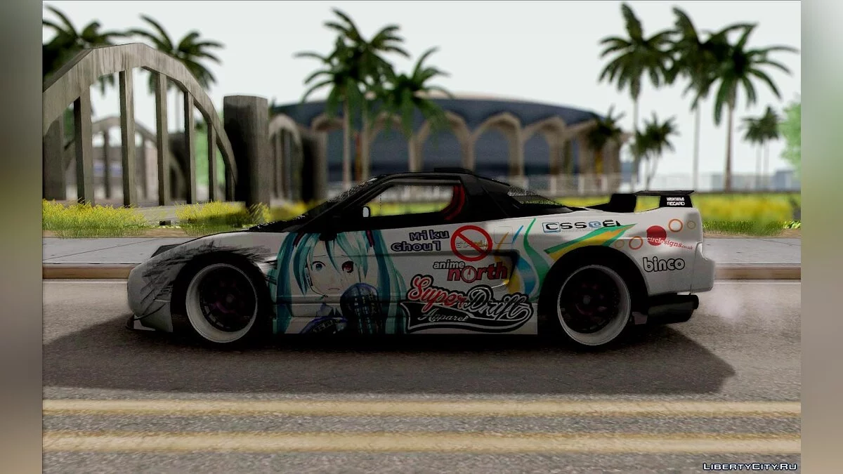 Acura NSX - Miku Hatsune Itasha / GTA San Andreas