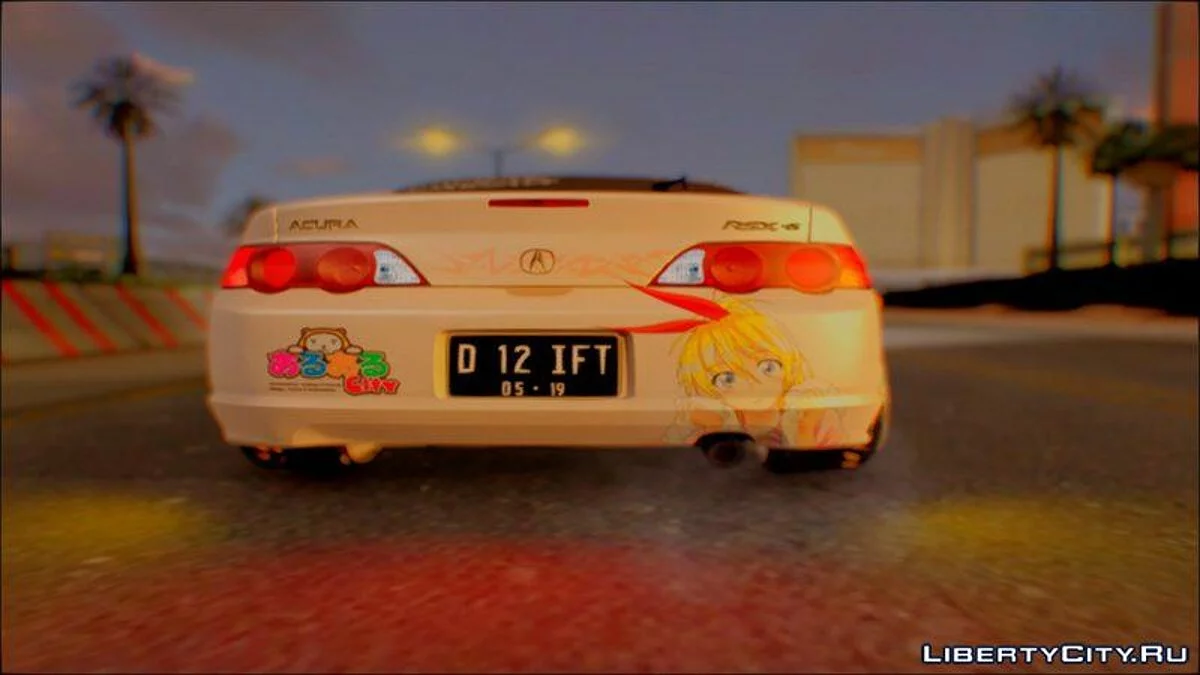 Acura RSX Type S Nisekoi Itasha 2002 / GTA San Andreas