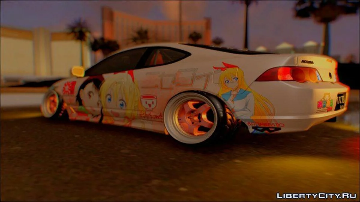 Acura RSX Type S Nisekoi Itasha 2002 / GTA San Andreas