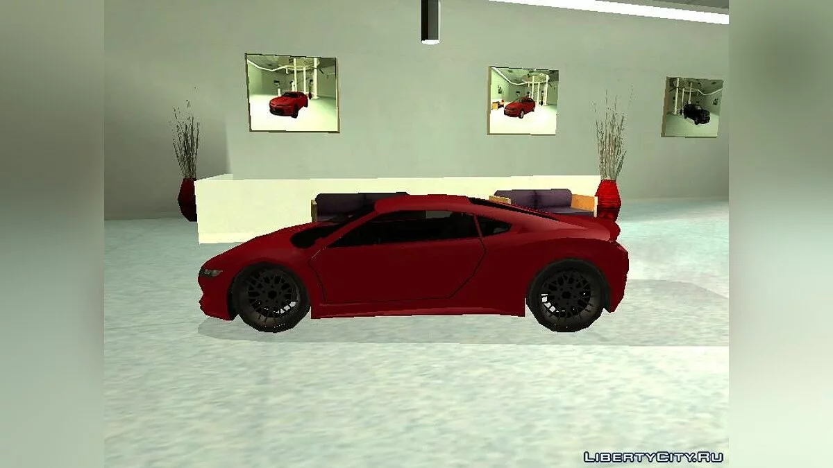 Acura NSX 2017 Lowpoly / GTA San Andreas