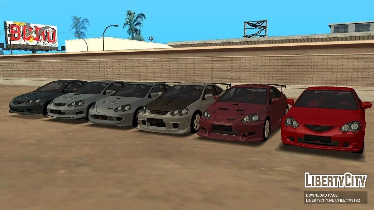 Acura RSX Type-s 2002 + CCD / GTA San Andreas