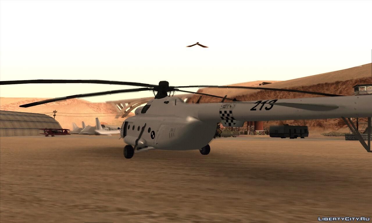 Planes and helicopters for GTA San Andreas from Smokie (12 planes and  helicopters)