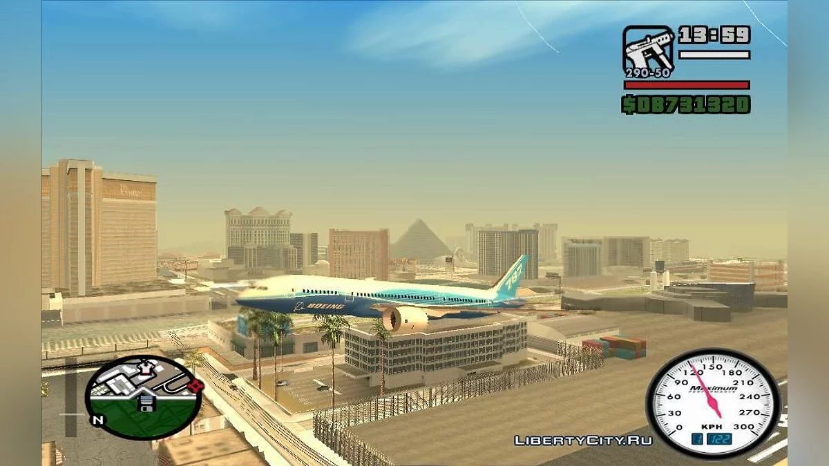 Boeing 787 Dreamliner / GTA San Andreas