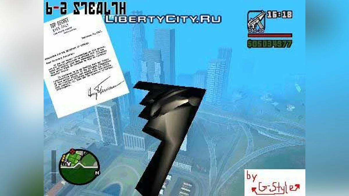 B2-Stealth / GTA San Andreas
