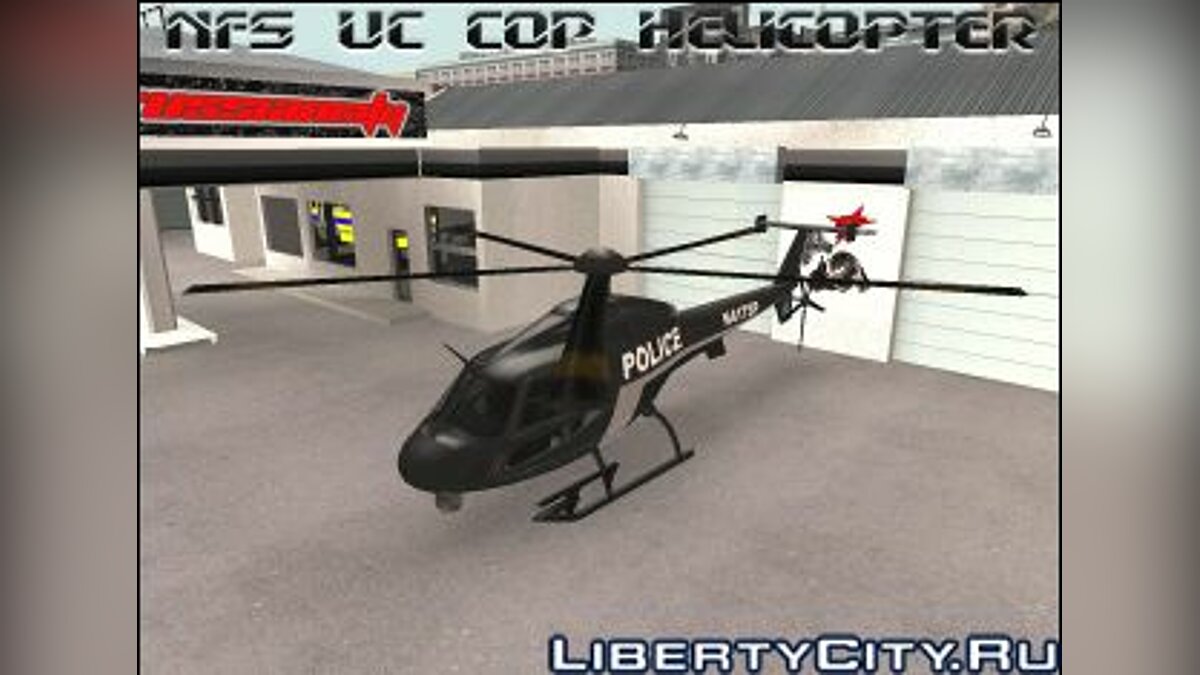 NFS HP 2010 Police Helicopter LVL 3 para GTA San Andreas