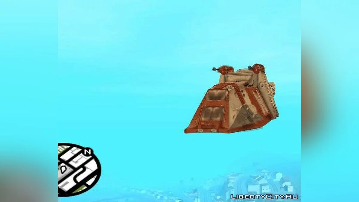 Звездолет из Star wars для GTA SA / GTA San Andreas