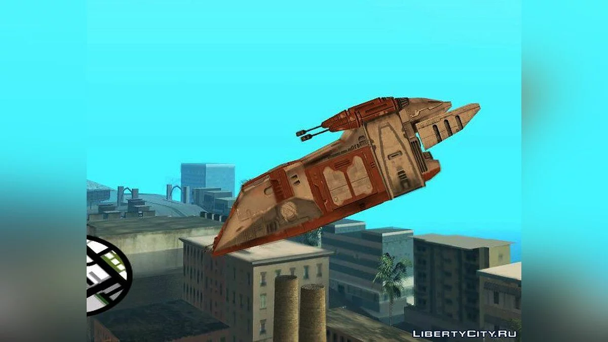 Звездолет из Star wars для GTA SA / GTA San Andreas