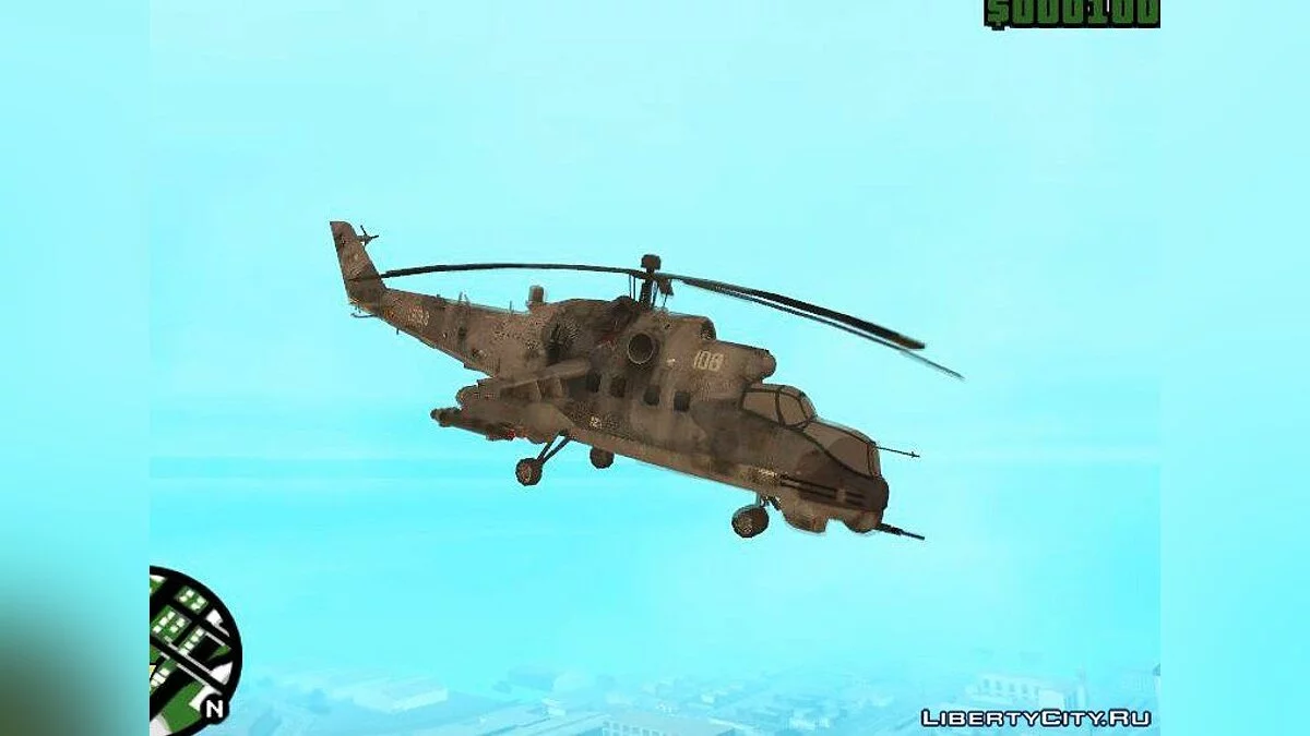 Mi-24 from COD MW 2 / GTA San Andreas