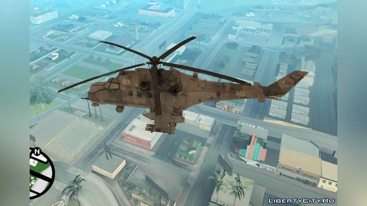 Mi-24 from COD MW 2 / GTA San Andreas