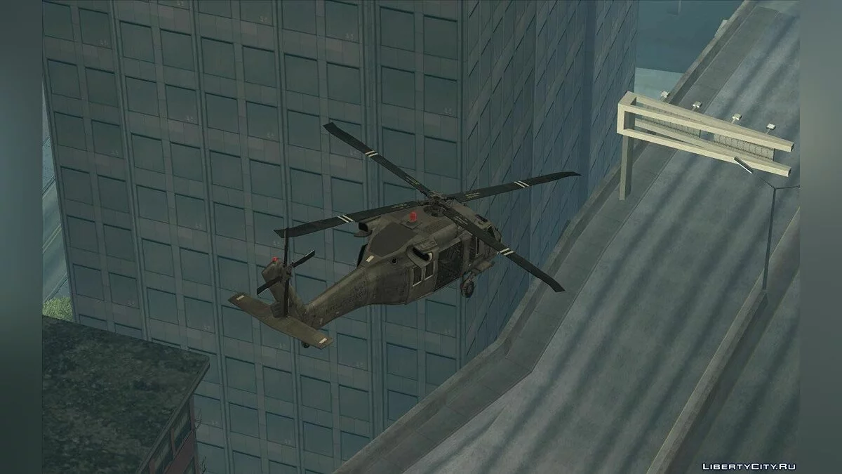 UH-60 "بلاك هوك" حرب حديثة 3 / جي تي إيه سان أندرياس