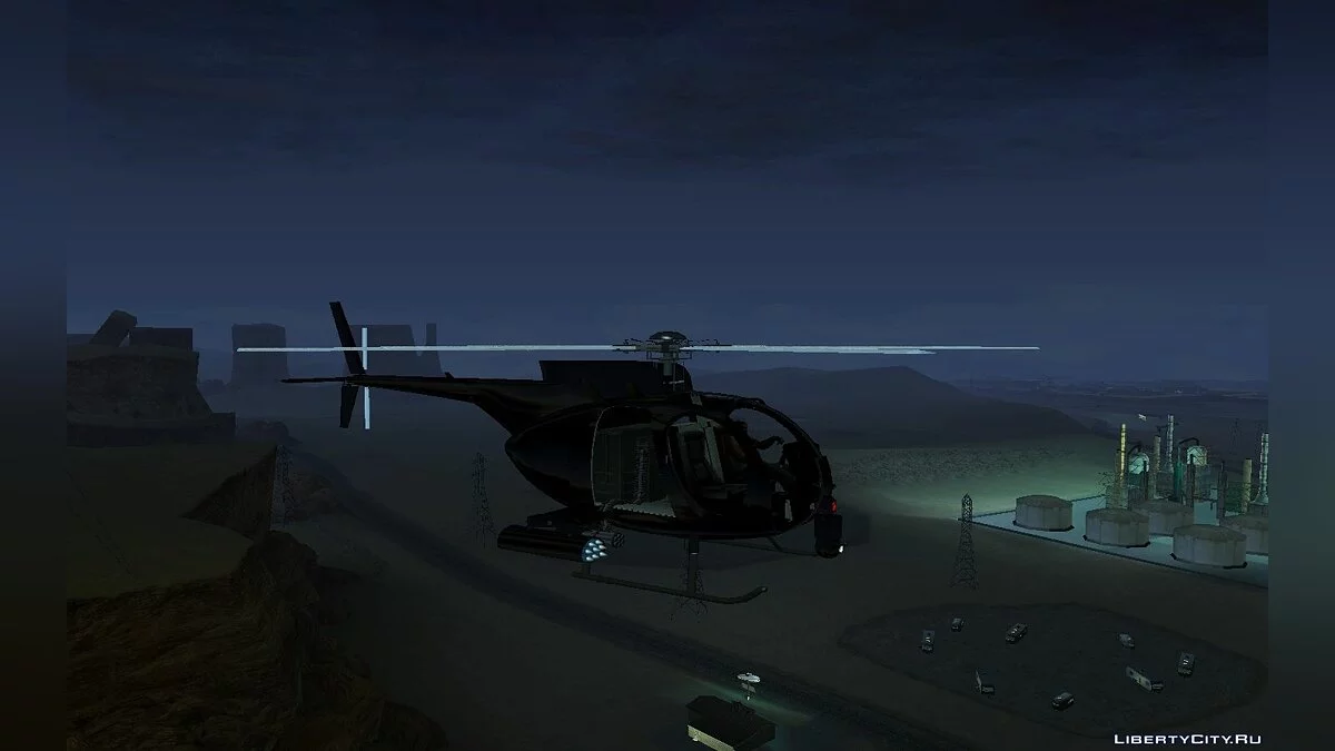 Buzzard Attack Chopper з GTA 5 (V3.0 Final) / GTA San Andreas