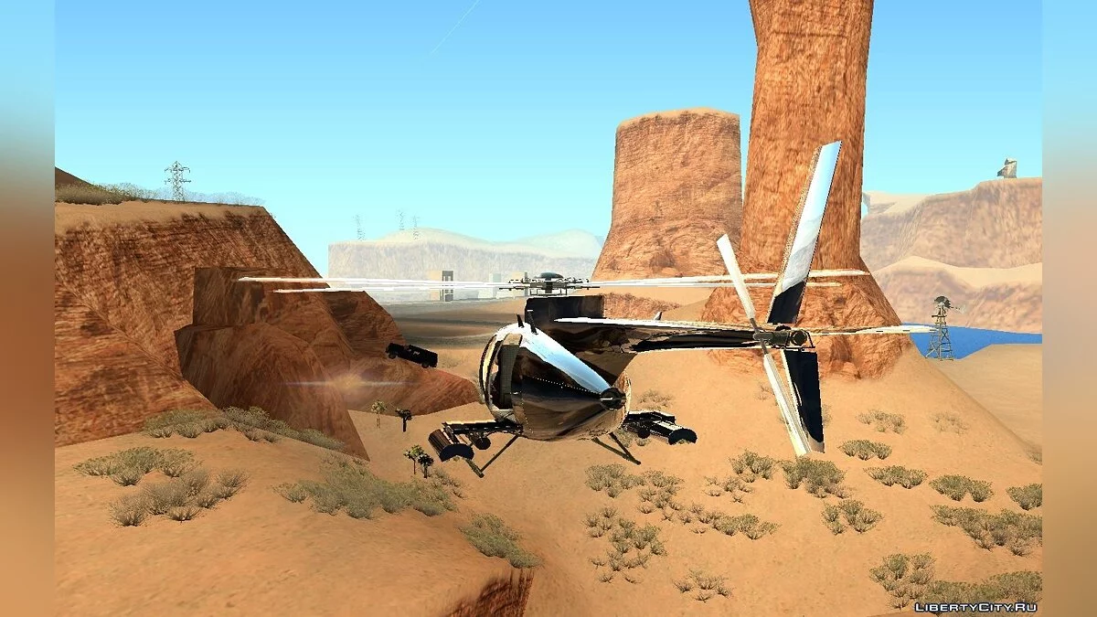 Buzzard Attack Chopper з GTA 5 (V3.0 Final) / GTA San Andreas