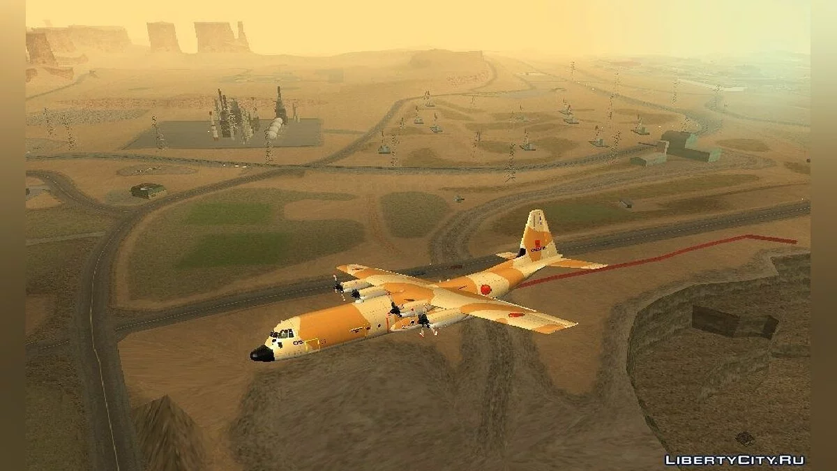 C-130 Hercules Royal Moroccan Air Force  / GTA San Andreas