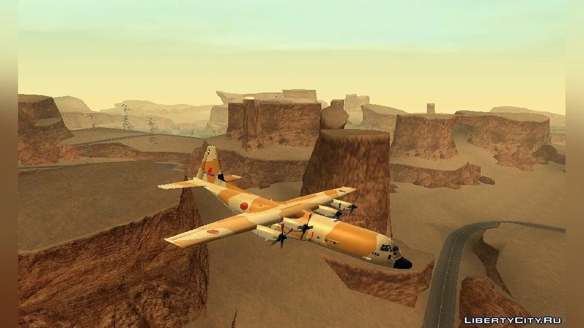 C-130 Hercules Royal Moroccan Air Force  / GTA San Andreas