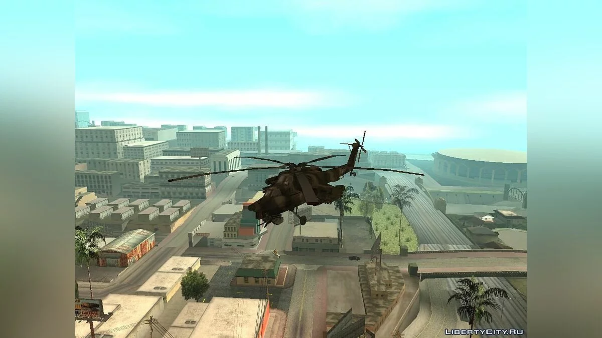 МІ-28 з Battlefield 2 / GTA San Andreas