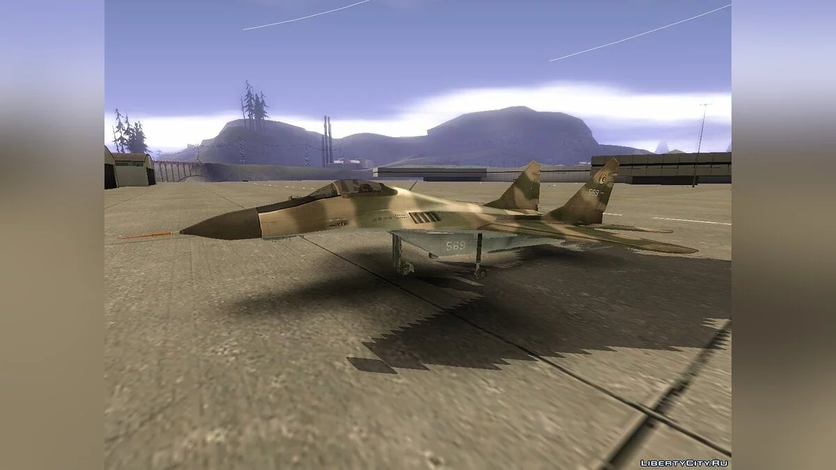 MiG-29 from Battlefield 2 / GTA San Andreas