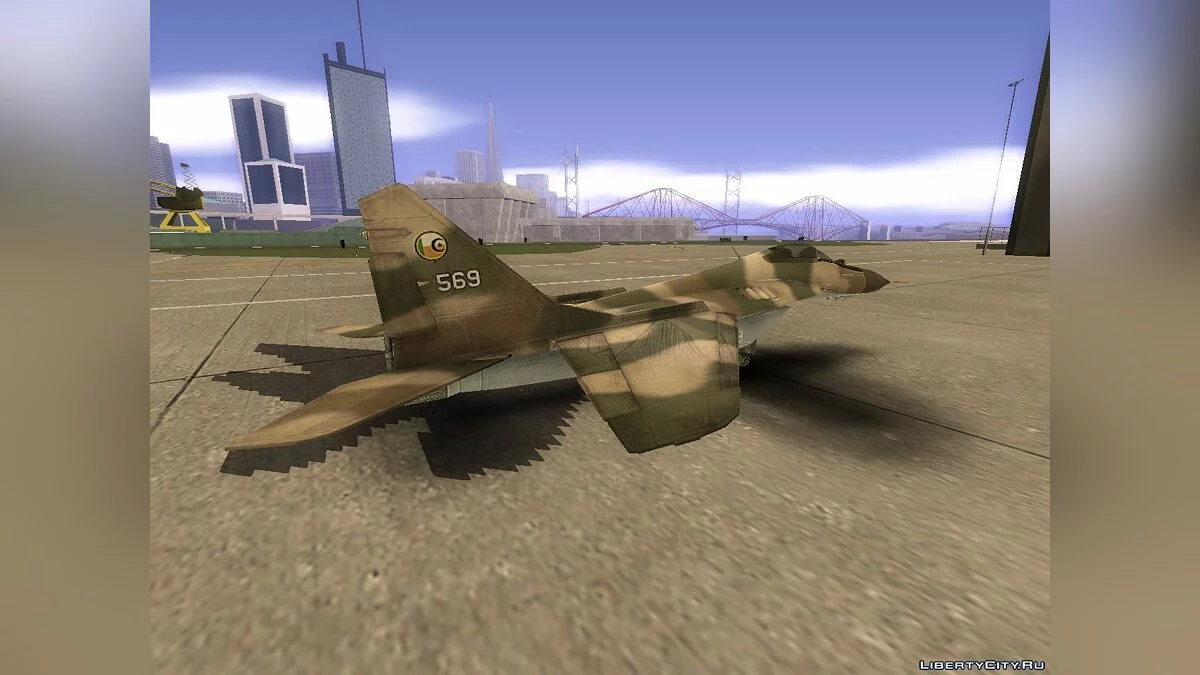 MiG-29 from Battlefield 2 / GTA San Andreas